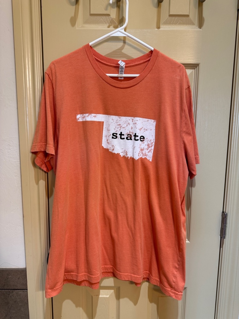 Oklahoma 'state' Graphic Tee Orange